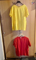 Fruit of the Loom  -2 T-Shirt - 1 x in rot - 1 x in gelb -  Größe XL