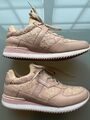 Dolce & Gabbana Sneaker rose nude weiß Leder Spitze Gr. 39