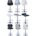 2er Set Barhocker Barstuhl Drehhocker mit Fußstütze für Küche Bar Esszimmer