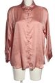 ZARA Oversized Bluse Damen Gr. DE 34 pink Business-Look