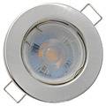 LED Einbaustrahler 1-10X Set Decken Strahler Spot 230V 5W Tom Silber Weiss LED