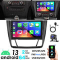 2+64G Android13 Autoradio Carplay GPS Kamera für BMW 1er E81 E82 E87 E88 2008-12