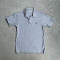 LACOSTE Herren Poloshirt Kurzarm Small Polohemd Classic Polo T-Shirt 17404 Grau