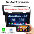 10'' Android 12.0 Autoradio Carplay 1280*720 GPS Navi für VW Golf VII MK7 2+32GB