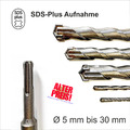 SDS Plus Bohrer Betonbohrer Steinbohrer Hammerbohrer mit Kreuzschneide Ø 5-30mm