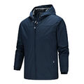 Herren Outdoor Softshelljacke mit Kapuze Windbreaker Windjacke Übergangsjacke