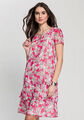 GERRY WEBER Druckkleid, pink-weiß. NEU!!! SALE%%%