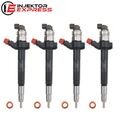 4x Denso 6C1Q-9K546-AC DCRI105800 Injektor für Ford, Fiat, Citroen 2.2 HDi