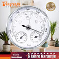 Wetterstation Analog Barometer Thermometer Hygrometer für Garten Schlafzimmer DE