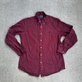 POLO RALPH LAUREN Herren Hemd Shirt Gr. L Custom Fit Logo Langarm 2604 Rot