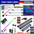 LED RGB Aquarium mit timer Aufsetzleuchte Vollspektrum Licht RGB 19-115cm DE