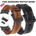 Leder Armband Für Samsung Galaxy Watch 7 6 5 4 40/44mm Classic 43/47mm 42/46mm