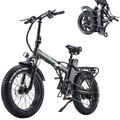 E Mountainbike 500W Elektrofahrrad 20 Zoll E-bike Fatbike Pedelec Fahrrad E-MTB