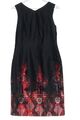 ST. EMILE Bleistiftkleid Damen Gr. DE 40 schwarz-rot Casual-Look