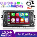 Android 10.0 Autoradio GPS NAVI DAB+ WIFI Für Ford Focus Mondeo MK4 S-Max S-Max