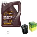 MANN-FILTER Ölfilter 5 L MANNOL Energy Combi LL 5W-30 für Hyundai i10 1.0 i20