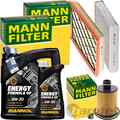 MANN INSPEKTIONSPAKET+5L MANNOL 5W-30 MOTORÖL passend für OPEL ASTRA J 2.0 CDTI