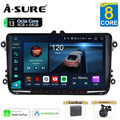 4+64G Android Autoradio Carplay GPS Navi für VW Golf Mk5/6 Polo 6R Tiguan Touran