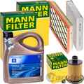 MANN INSPEKTIONSPAKET+5L ORIGINAL 5W-30 ÖL passend für OPEL ASTRA J 2.0 CDTI