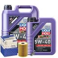 Motoröl 5W40 LIQUI MOLY Synthoil High Tech 6L+MAHLE Ölfilter+Ölablassschraube