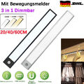 20-60cm LED Unterbauleuchte mit Bewegungsmelder Schrank Küche Wiederaufladbare