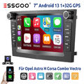 Für Opel Astra H Corsa C/D  Autoradio Carplay Android 13 32G GPS Navi RDS + Kam