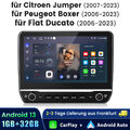 Carplay 10.1" Andoird 13 Autoradio Für Fiat Ducato 06-2013 GPS Navi WIFI BT DAB+