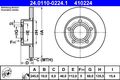 2x Bremsscheibe ATE 24.0110-0224.1 für AUDI A4 B5 VW PASSAT 3B2 3B3 8D2 3B5 8D5