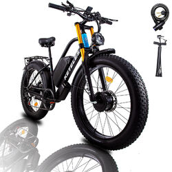 KETELES 26 Zoll E-Bike E-MTB  E Mountainbike Elektrofahrrad 2000W 48V 23Ah Ebike