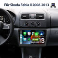 10.1" Android 13 Autoradio GPS NAVI WIFI KAM 2+64GB Für Skoda Fabia II 2008-2013