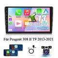 32G Für Peugeot 308 II T9 2013-2021 Android13 Autoradio GPS Navi BT Carplay +Kam