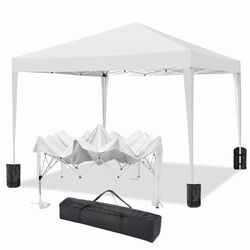 Pavillon 3mx3m Wasserdicht Faltpavillon Pop Up Partyzelt Gartenzelt UV Schutz