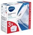 Brita Marella Weiß Wasserfilter-Kanne inkl. 3x Maxtra+ Kartuschen