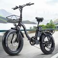 E City Bike 20 Zoll Elektrofahrrad 800W Klapprad Moped E-Bike Pedelec E-Fahrrad