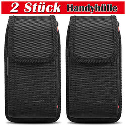 2X Handyhülle Samsung Galaxy S7 S8 S9 S10 S23 S22 S21 S20 FE Plus Gürtel Tasche