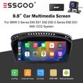 4G DAB+ CarPlay Android 13 Für BMW 5er E60 E61 E63 E90 E91 CCC Autoradio GPS Kam