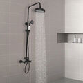 Retro Duscharmatur Duschsystem Duschset Regendusche Antik Wasserhahn Dusche Kopf