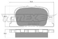 TOMEX Brakes Bremsbelagsatz, Scheibenbremse TX 13-71 für TOYOTA