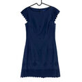 GANT Marineblau Englisch Broderie Kleid Größe Eu 36 UK 8 US 6