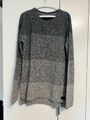 Eight2Nine Herren/Unisex Strickpullover grau, M