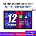 13.1" Für Fiat Ducato Citroen Jumper Peugeot Boxer Android 12 Autoradio Carplay