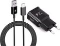 Original Netzteil Ladegerät + USB-C Ladekabel für Samsung Galaxy Schwarz NEU