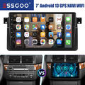 Autoradio Android13 GPS NAVI 1+32G KAM WIFI Für BMW 3er E46 318 M3 Rover 75 MGZT