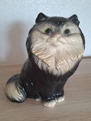 deko katzen figur 20 cm schwarz