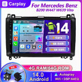 4G+64GB Für Mercedes Benz A/B Klasse W169 W906 Autoradio Android 14 Car Play DSP