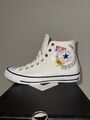 Converse  All Star, halbhoher Sneaker Gr. 44, weiss, Stoff, ungetragen!