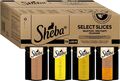 Sheba Katzennassfutter Selection in Sauce 72 Portionsbeutel mit Ente Huhn 72x85g