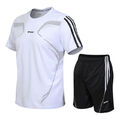 2024 Herren Trainingsanzüge Kurzarm Jogging Sport Hemd kurze Hose 2-teiliges Set