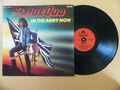 STATUS QUO signed Autogramm signiert auf "IN THE ARMY NOW" Vinyl Schallplatte LP