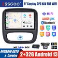 Android 13 DAB+ Autoradio Carplay GPS WIFI KAM 2+32G Für Opel Vivaro B 2014-2019